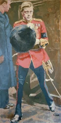 Édouard VIII (1894-1972) en garde galloise